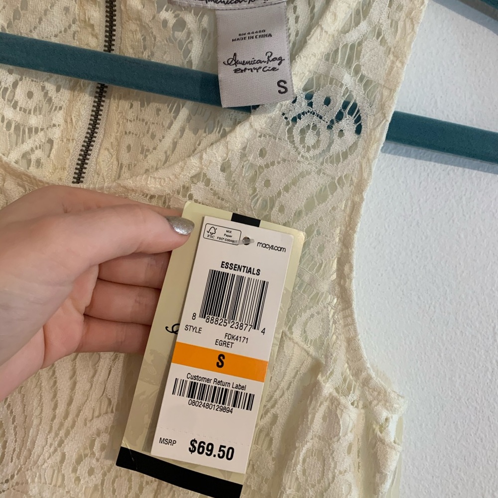 White Lace Dress from Macy’s